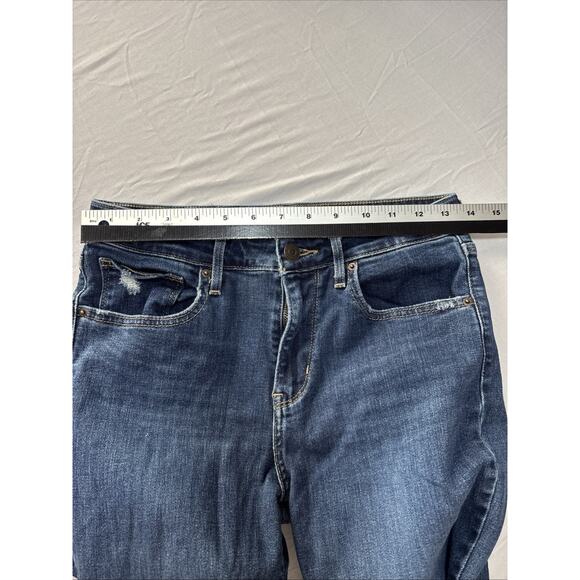 Levi's 721 High Rise Skinny Women's 28 Jeans Ripped Urban Streetwear Cowgirl - Picture 7 of 9